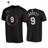 T-Shirt NBA New York Knicks RJ Barrett Never Sleep Negro Ciudad 2020-21
