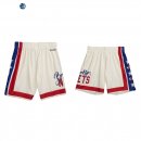 Pantalon NBA de Brooklyn Nets Joey Bada$$ X BR Remix Blanco