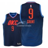 Camisetas de NBA Ninos Oklahoma City Thunder Jerami Grant Marino Statement 2018