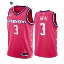 Camisetas NBA Nike Washington Wizards NO.3 Bradley Beal Rosa Ciudad 2022