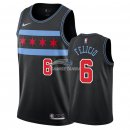 Camisetas NBA de Cristiano Felicio Chicago Bulls Nike Negro Ciudad 18/19