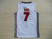 Camisetas NBA de Bird USA 1992 Blanco